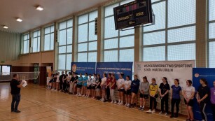 Licealiada w badmintonie - zdjęcie grupowe